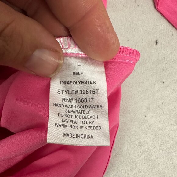 Blue b. Collection Hot Pink Western Shirt With Sequin Fringe & Boot Print Size L - Picture 8 of 8